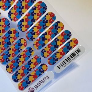 Jamberry Autism Awareness Nail Wraps